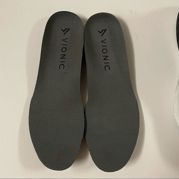 Vionic Slip ons ~ Greyish/Black color ~ size 7 ~removable insoles - Picture 8 of 11
